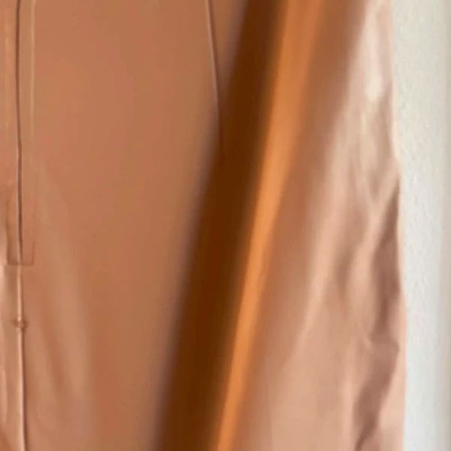 Leather pencil skirt size S like new, pink beige