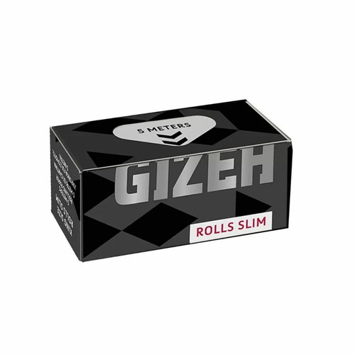 Gizeh Black Slim cigarette paper roll 5m new