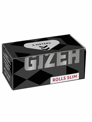 Gizeh Black Slim cigarette paper roll 5m new