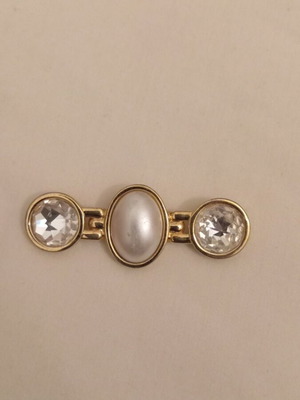 Swarovski SAL vintage brooch, gold plated, like new