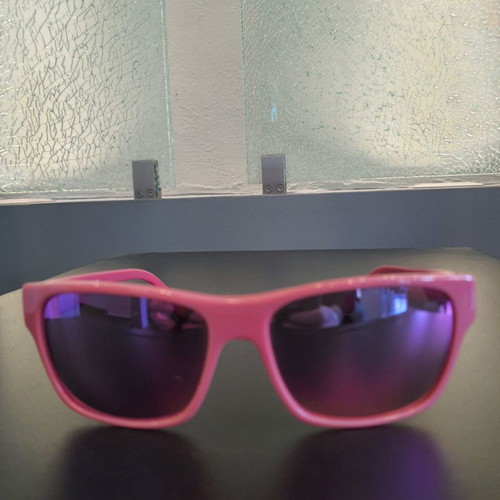 Lak women's sunglasses new, purple frame with purple mirror