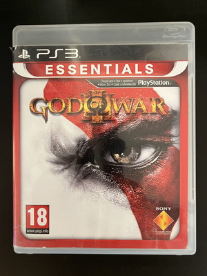 PS3 God of War 3 game, moderate condition, complete with manual