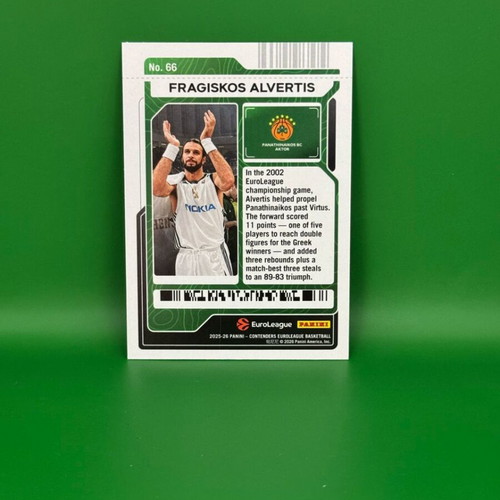 Euroleague Contenders 25-26 Fragiskos Alvertis Front Row Seat Ticket like new