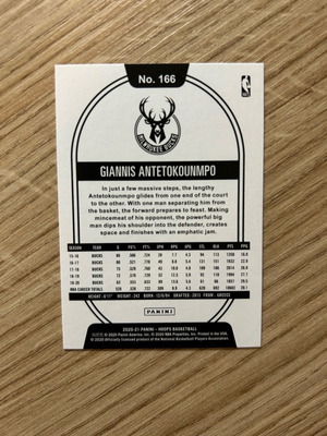 Κάρτα Γιάννης Αντετοκουνμπο Bucks Panini NBA Hoops 2020-21
