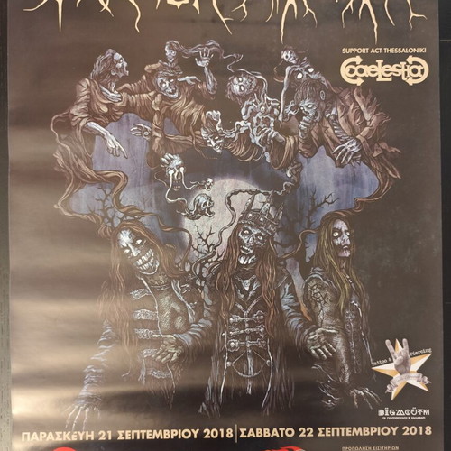 Carach Angren Live In Athens 21/9/18 concert poster used