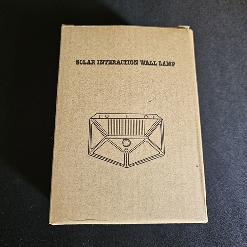 Solar wall light rechargeable with motion sensor, new