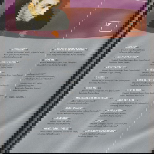 Μουσικά DVD μεταχειρισμένα, πακέτο 5 με Μητροπάνο, Παπακωνσταντίνου, Σφακιανάκη, Βαλάντη, Βανδή