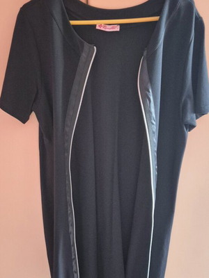 Plus Size Mini Dress with Zipper like new, very sexy