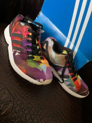 Adidas TORSION athletic shoe used, size 38, multicolor