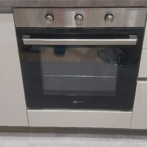 Multihome MFA 614M INOX Built-in Electric Oven with Ceramic Hobs Like New