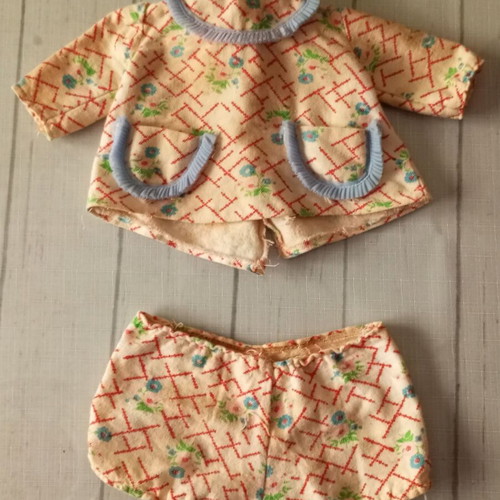 Vintage Greek doll 1970s-1980s used, collectible retro toy
