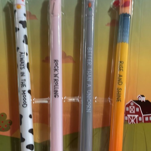 Legami Farm Sweet Farm collectible erasable pens set