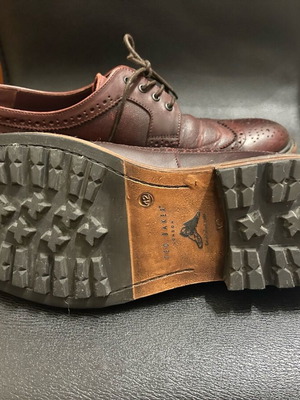Ted Baker Brogue leather brown men's shoes, size 42