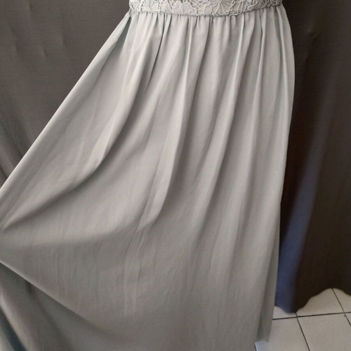 Maxi formal dress grey size S like new