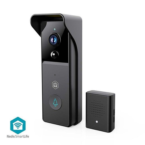 Nedis Smart Wi-Fi Επαναφορτιζόμενη Θυροτηλεόραση Full HD 1296p