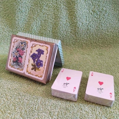 Piatnik #108 Sealed Vintage Double Mini Playing Cards '40s like new