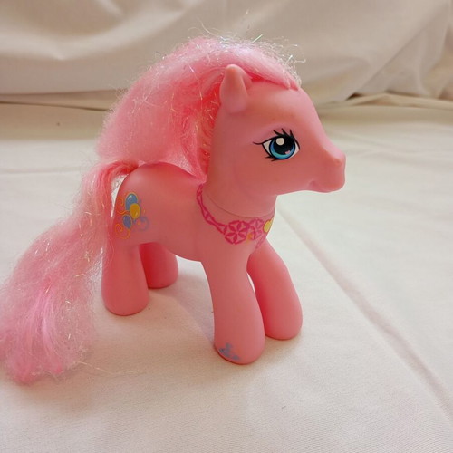 My Little Pony G3 Pinkie Pie figure used, 2007 Hasbro 25th Birthday Celebration