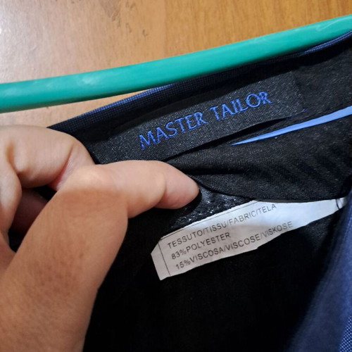 Master Tailor men's blue suit used, jacket and trousers