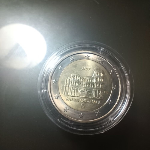 Germany 2 Euro 2017 J Rhineland coin new in capsule