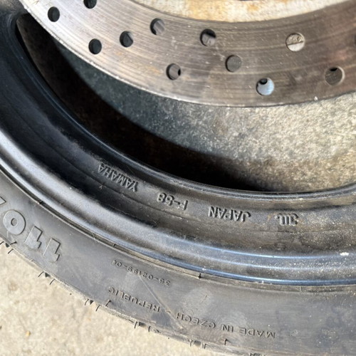 Yamaha TDM 850 front wheel with rim and brake discs