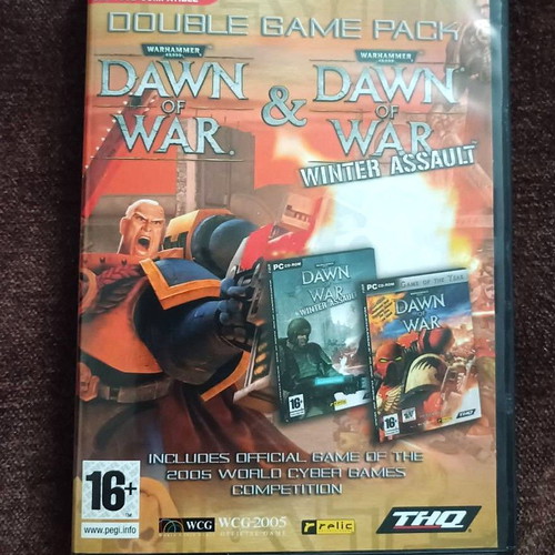 Warhammer 40K Dawn of War Winter Assault PC DVD double pack like new