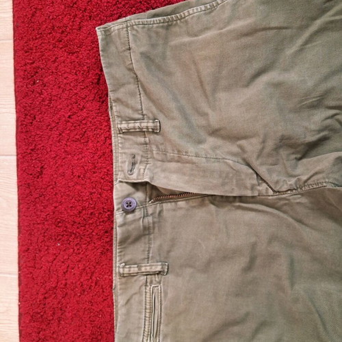 American Eagle chino pants used, gray and green khaki, size 32x34, set of 2