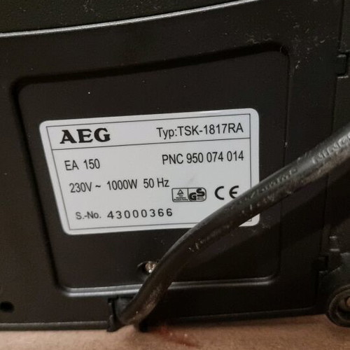 AEG coffee maker espresso machine used in very good condition
