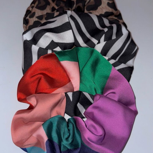 Scrunchies set of 2 handmade normal size new