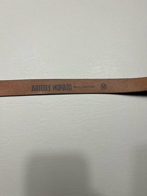Ζώνη Antony Morato 110cm δερμάτινη καφέ σαν καινούργιο