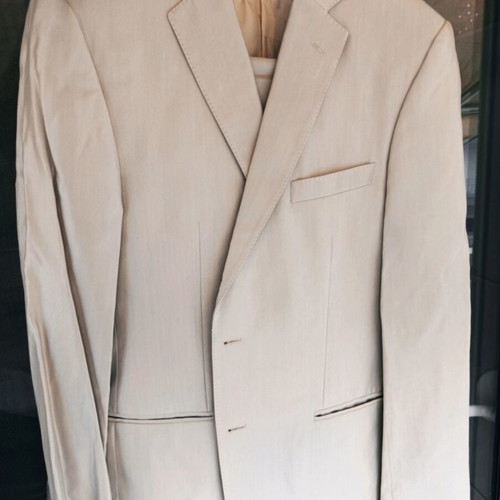 Versace original suit XL, light grey