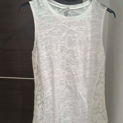 Pink Woman blouse with lace like new