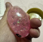 Squishy Dumpling stress relief toy with bowl
