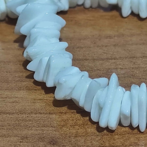 Set Necklace and Bracelet from White Shells like New