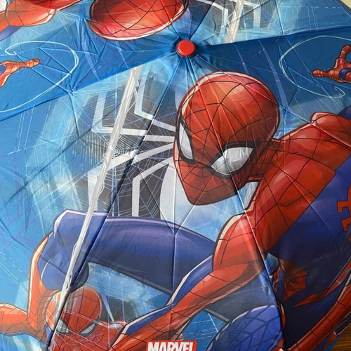 Marvel Spiderman umbrella like new, blue
