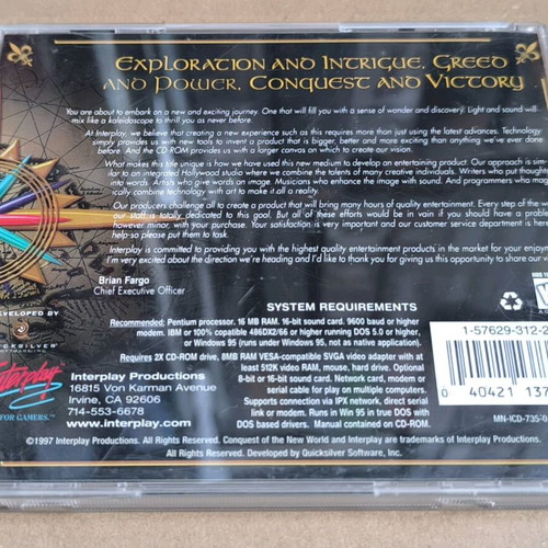 Conquest Of The New World + Deluxe Edition Bundle PC CD-ROM like new