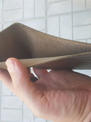 Leather handmade wallet new