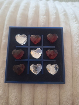 Swarovski Tic Tac Toe collectible crystal game