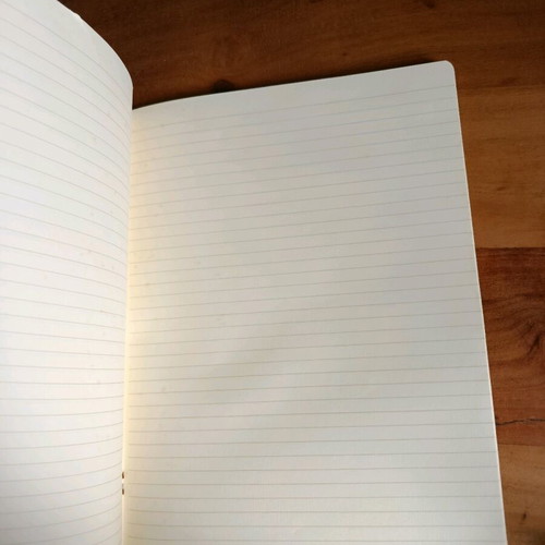 Notebook with vintage map used, hardcover