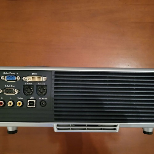 Benq PB8250 projector used with carrying bag and accessories