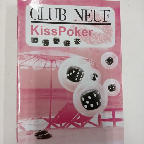 Club Neuf Kiss Poker board game used with dice