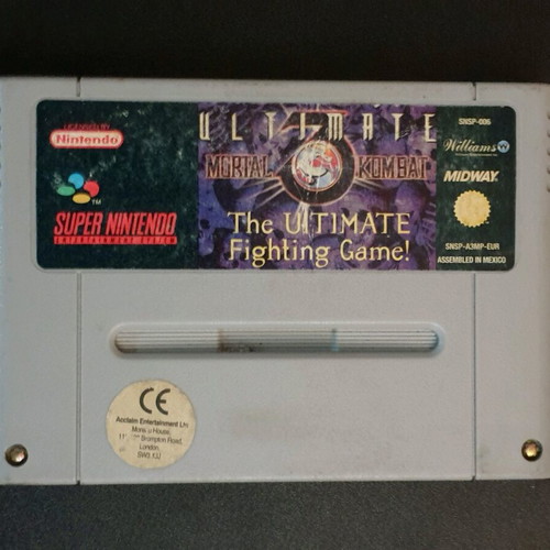 Ultimate Mortal Kombat 3 Super Nintendo used, fighting game