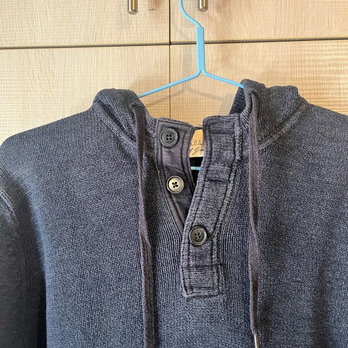 Men's knitted sweater H&M used, blue, size Medium