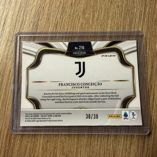 Francisco Conceiçāo Panini Select Serie A 2025-26 Juventus card