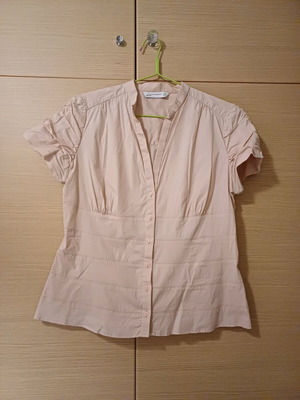 Zara shirt pink like new, size XL, cotton poplin