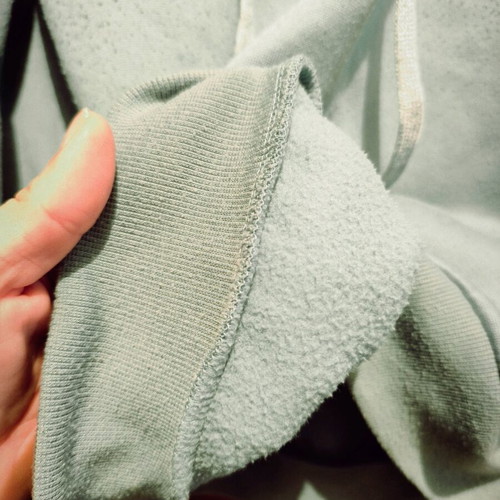 Mint hoodie sweatshirt used with fleece lining, size M