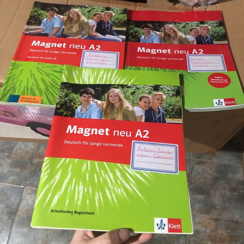 Magnet Neu A2 student pack used with Kursbuch, Arbeitsbuch and CDs