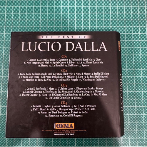 Lucio Dalla The Best Of CD used in very good condition