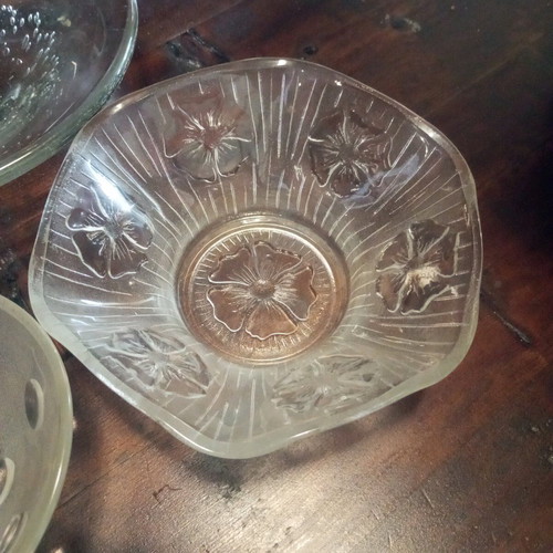 Decorative fondue dishes like new, set of 7 pieces