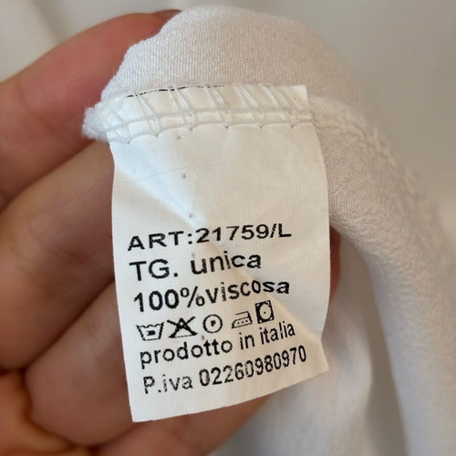 Λευκό Top Celestino σαν καινούργιο, one size, μανίκι 3/4