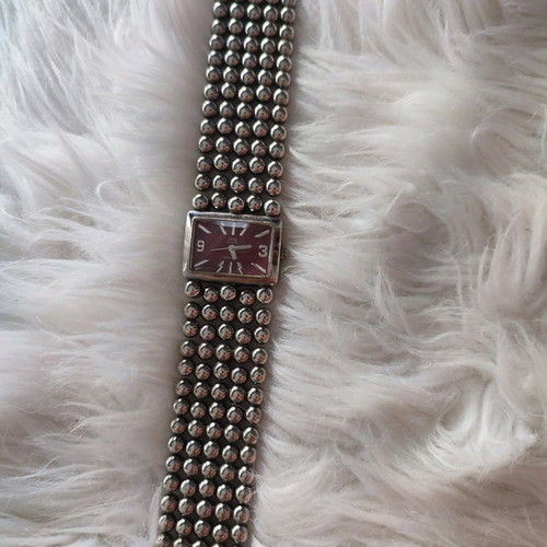Q&Q Handheld Watch Silver Color